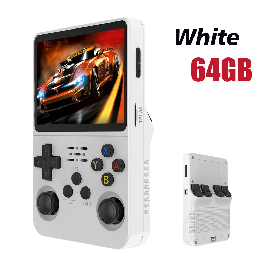 R36S Retro Handheld Game Console – 128GB, 3.5'' IPS Screen, Portable Player