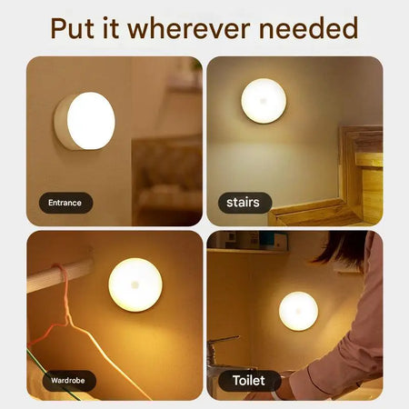 New dormitory night light bedside light learning desk lamp eye protection charging energy-saving button magnetic student light w