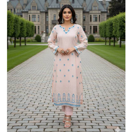 Pure Cotton Embroidery Work Aganur 1-Piece Dress. Factory Price - Save $25
