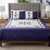 Double-Size Applique Bedsheet with Pillow Covers – Made of Twill Cotton Fabric. Factory Price - Save $60