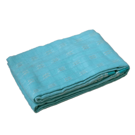 Sky Blue Tangail Saree