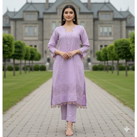 Pure Cotton Embroidery Work Aganur 1-Piece Dress. Factory Price - Save $25