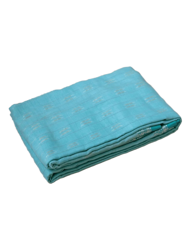 Sky Blue Tangail Saree