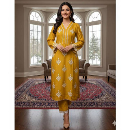 Pure Cotton Embroidery Work Aganur 1-Piece Dress. Factory Price - Save $26