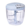 Pink/Blue 500ML/900ML Household Kitchen Garlic Chopper Mashed Hand Pulled Meat Grinder Multifunctional Vegetable