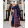 Gujarati Cotton Saree with Hand Embroidery Work. Factory Price - Save $77