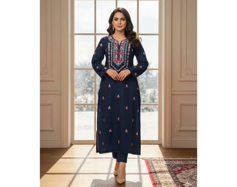 Pure Cotton Embroidery Work Aganur 1-Piece Dress. Factory Price - Save $26