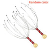 Octopus Head Massager Scratching Scalp Relaxation Relief Body Massager Scratcher Relieves Tension Health Care Tools Random Color