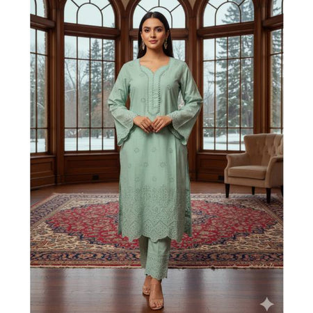 Pure Cotton Embroidery Work Aganur 1-Piece Dress. Factory Price - Save $25