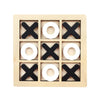 Montessori Chess Play Jigsaw Toy Game Wooden XO Tic Tac Toe Game Interaction Puzzles Training Brain Learning Early Education Toy