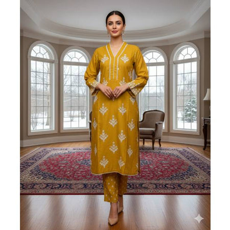 Pure Cotton Embroidery Work Aganur 1-Piece Dress. Factory Price - Save $27