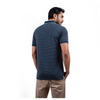 Richman Dark Blue Color Stripe Half Sleeve Polo Shirt