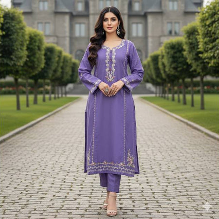 Pure Cotton Embroidery Work Aganur 1-Piece Dress. Factory Price - Save $26