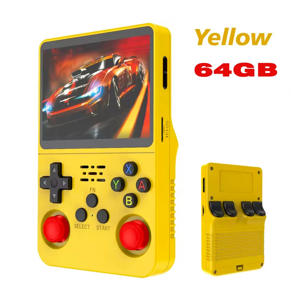 Open Source R36S Retro Handheld Video Game Console Linux System 3.5 Inch IPS Screen Portable Pocket Video Player 64GB 128G Games