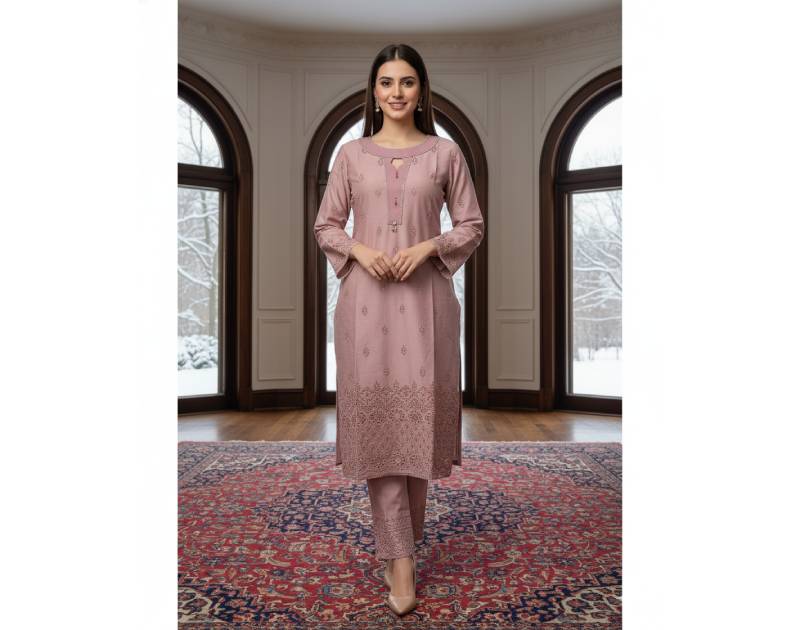 Pure Cotton Embroidery Work Aganur 1-Piece Dress. Factory Price - Save $26