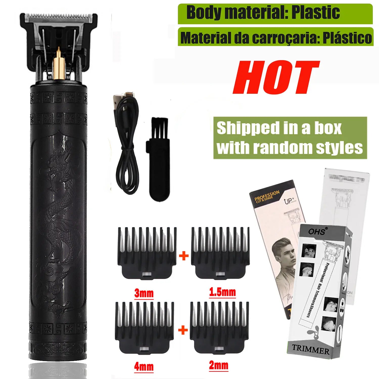 2025 T9 Hair Clipper – Beard & Body Trimmer, Electric Shaver