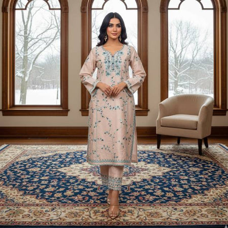 Pure Cotton Embroidery Work Aganur 1-Piece Dress. Factory Price - Save $26