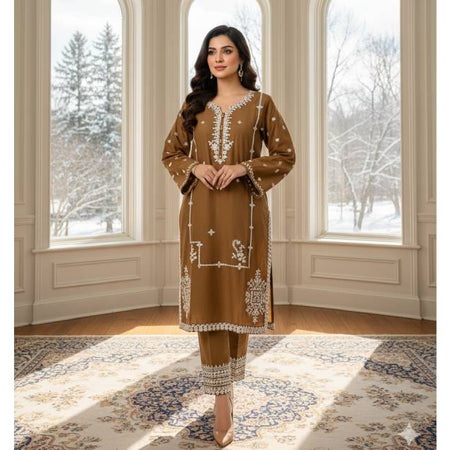 Pure Cotton Embroidery Work Aganur 1-Piece Dress. Factory Price - Save $26