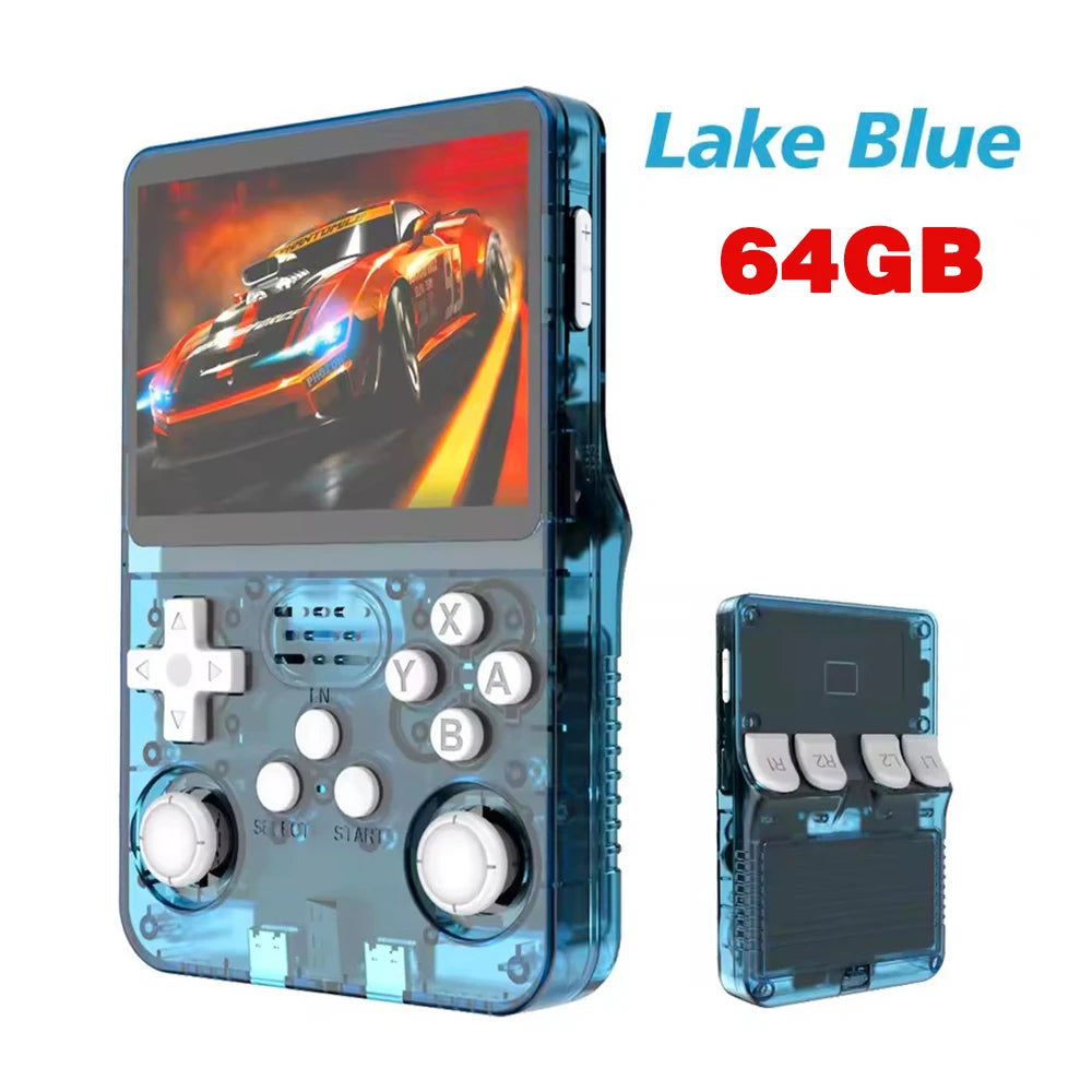 Open Source R36S Retro Handheld Video Game Console Linux System 3.5 Inch IPS Screen Portable Pocket Video Player 64GB 128G Games