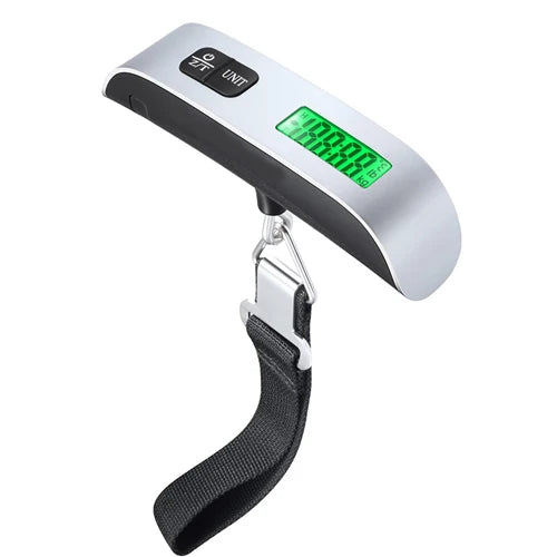 Portable Digital Luggage Scale – 50kg/10g Hanging Travel Weight