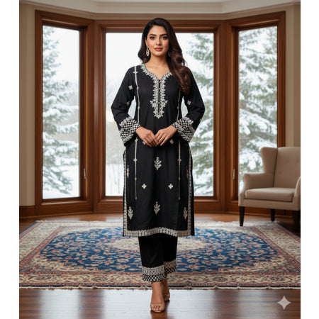 Pure Cotton Embroidery Work Aganur 1-Piece Dress. Factory Price - Save $26