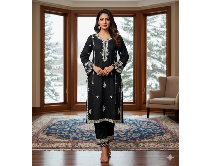 Pure Cotton Embroidery Work Aganur 1-Piece Dress. Factory Price - Save $26