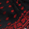 Black-Red Jamdani Saree