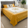 Double-Size Applique Bedsheet with Pillow Covers – Made of Twill Cotton Fabric. Factory Price - Save $60