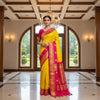 Gadwal Saree – Katan Silk Material Mustard Yellow. Factory Price - Save $44