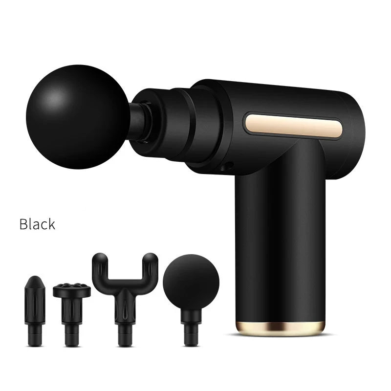 USB Rechargeable Portable Fascia Gun 6-Speed Handheld Slapping Massager for Body Back Neck Legs - Massage Relaxation Tool