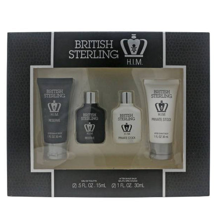 Dana British Sterling Gift Set 4 Piece Eau De Toilette