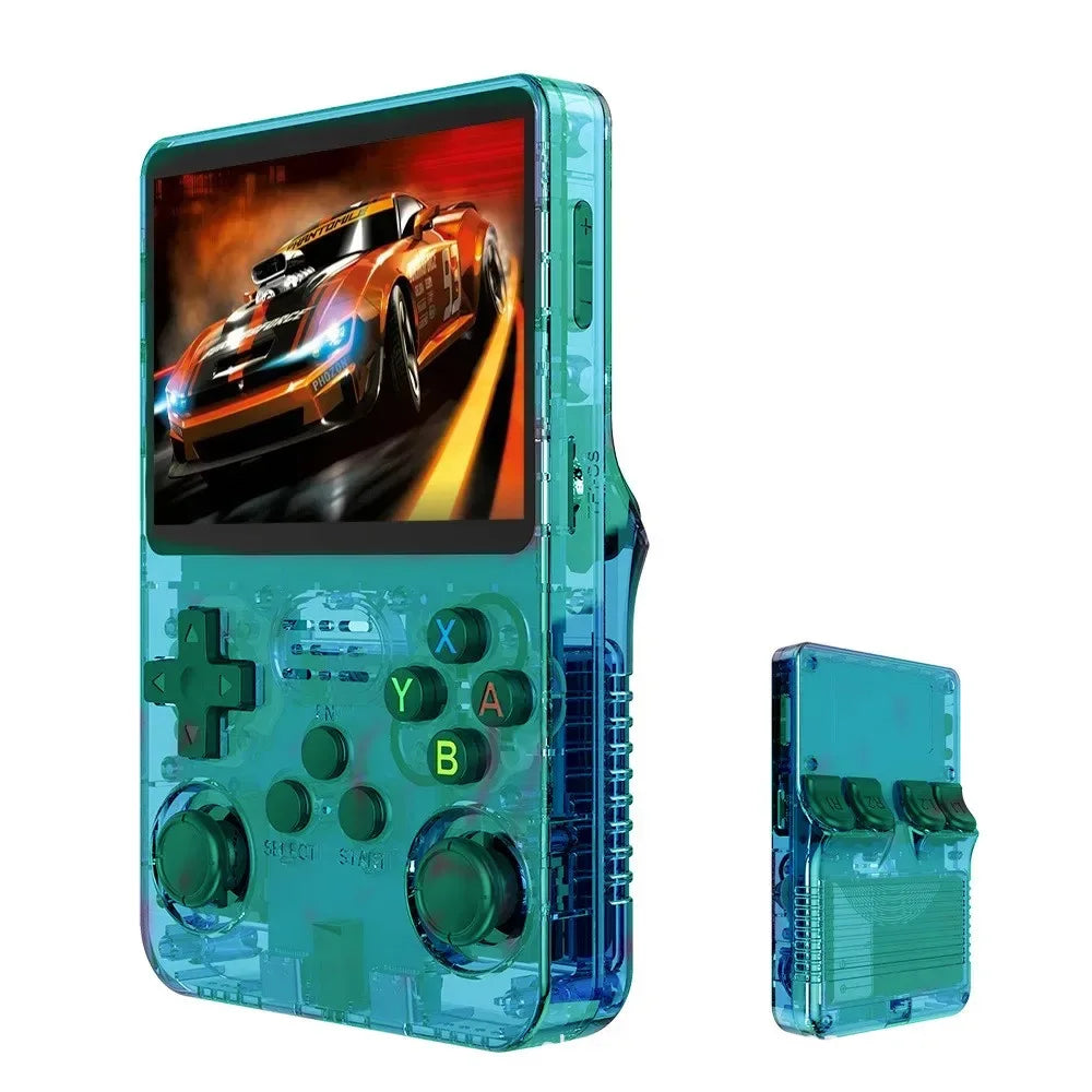 Open Source R36S Retro Handheld Video Game Console Linux System 3.5 Inch IPS Screen Portable Pocket Video Player 64GB 128G Games