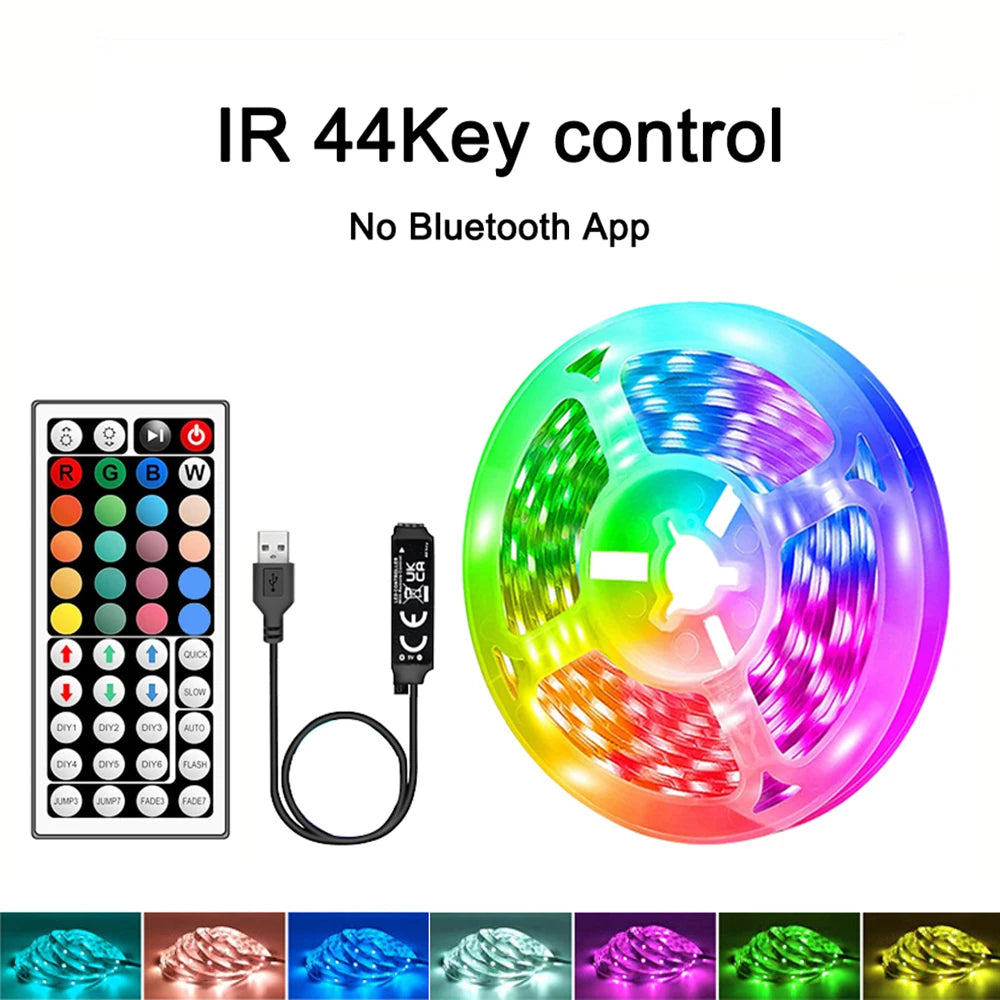 40M RGB LED Strip Lights – APP & Remote Control, Music Sync, USB 5V