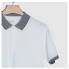 Richman White Color Solid Half Sleeve Polo Shirt