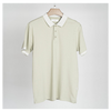 Richman Lite Olive Color Solid Half Sleeve Polo Shirt