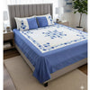 Double-Size Applique Bedsheet with Pillow Covers – Made of Twill Cotton Fabric. Factory Price - Save $60