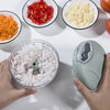 Pink/Blue 500ML/900ML Household Kitchen Garlic Chopper Mashed Hand Pulled Meat Grinder Multifunctional Vegetable