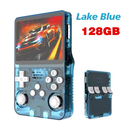 R36S Retro Handheld Game Console – 128GB, 3.5'' IPS Screen, Portable Player