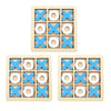 Montessori Chess Play Jigsaw Toy Game Wooden XO Tic Tac Toe Game Interaction Puzzles Training Brain Learning Early Education Toy