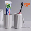 1/4Pcs table Toothbrush Protect Holder Cup Case Travel Camping Storage Box Organizer Travel Toiletries Storage Cup New Creat