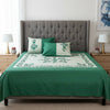 Double-Size Applique Bedsheet with Pillow Covers – Made of Twill Cotton Fabric. Factory Price - Save $60