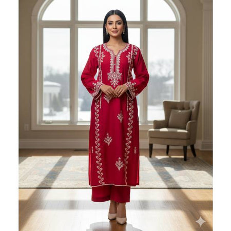 Pure Cotton Embroidery Work Aganur 1-Piece Dress. Factory Price - Save $26