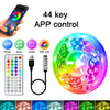 40M/131Ft Led Strip Lights APP 44Keys Music Sync Remote Control USB 5V RGB Flexible Tape for Room Decoration TV Backlight Diode