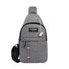 Men's fashionable, convenient, casual, waterproof, adjustable shoulder strap, large capacity waist bag suitable for outdoor acti
