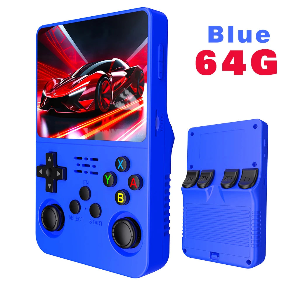 R36S Retro Handheld Game Console – 128GB, 3.5'' IPS Screen, Portable Player