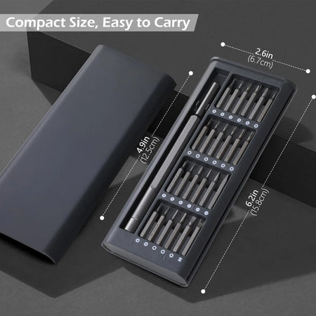 25‑in‑1 Magnetic Precision Screwdriver Set – Repair Kit for iPhone, PC, Laptop & Camera