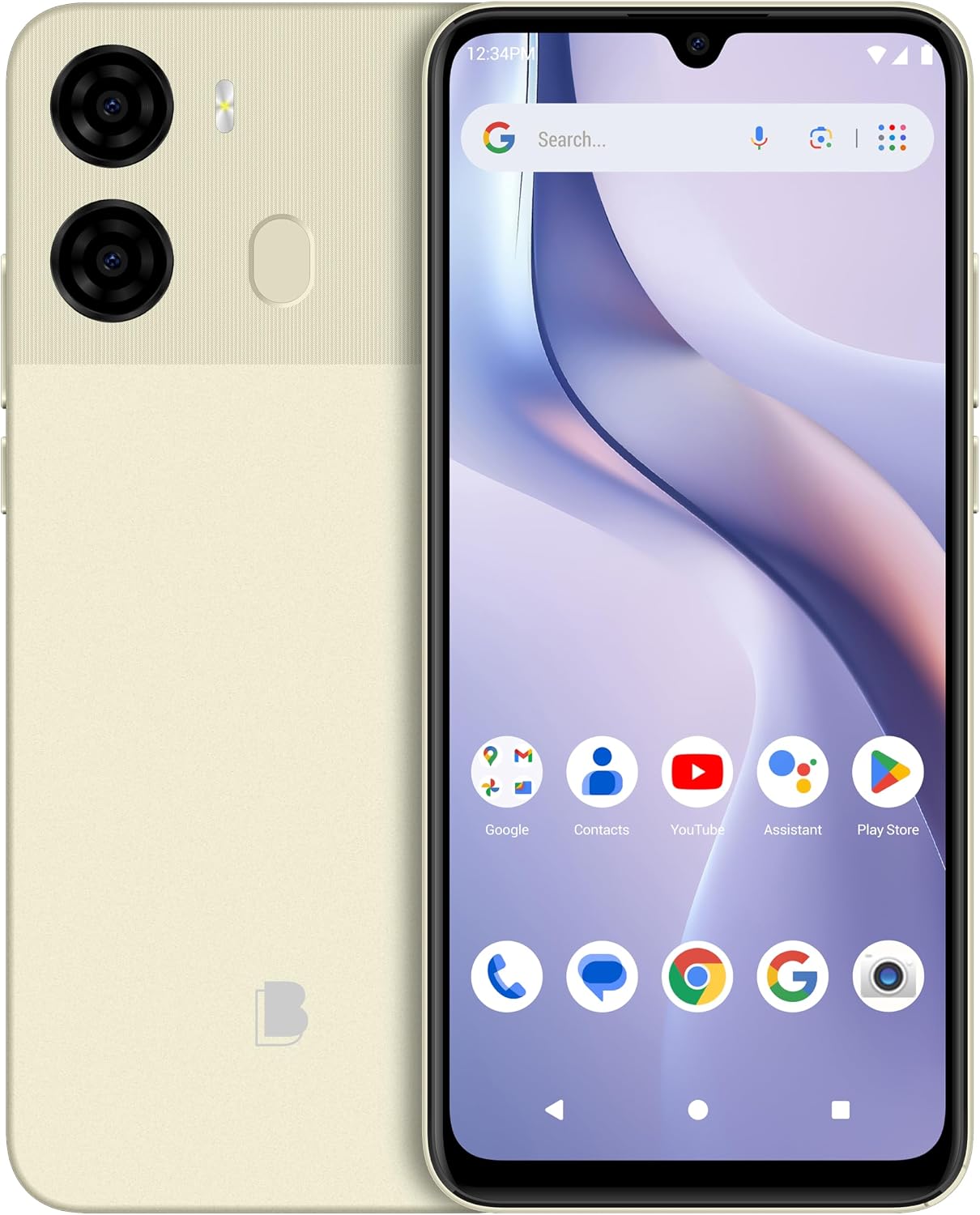 BLU K2 K0210WW 64GB Storage – Cream | Unlocked Smartphone