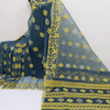 Blue-Yellow Jamdani Saree