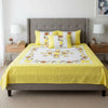 Double-Size Applique Bedsheet with Pillow Covers – Made of Twill Cotton Fabric. Factory Price - Save $60