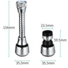 360° Rotating Kitchen Faucet Pressurized Anti-Splash Extended Filter Foam Universal Faucet Head Sprayer for Kitchen